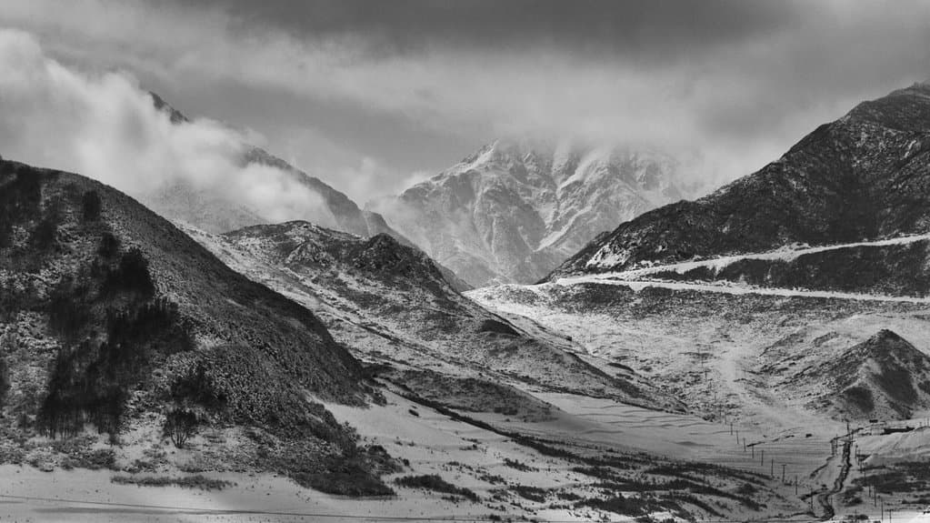 High open grassland of the Tibetan Plateau in Qinghai under a wide sky
